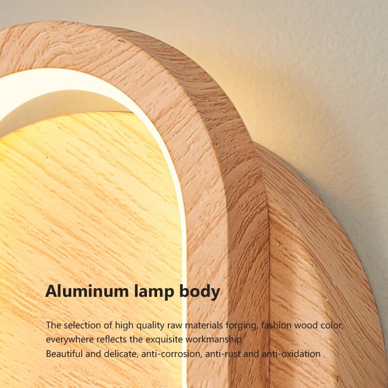 Nordic LED Wooden Wall lamp