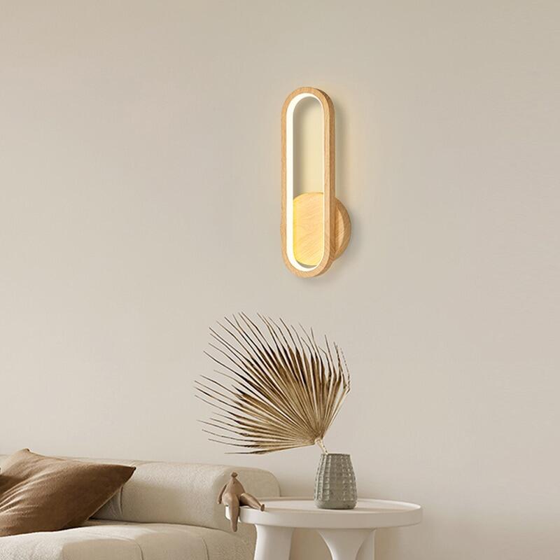 Nordic LED Wooden Wall lamp