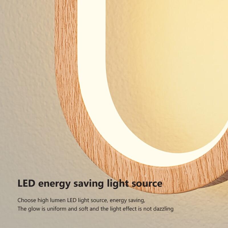 Nordic LED Wooden Wall lamp
