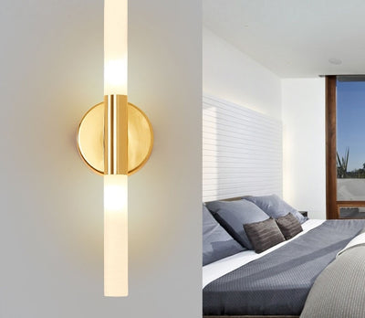 Modern Metal Tube Pipe Up Down LED Wall Lamps