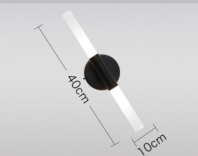 Modern Metal Tube Pipe Up Down LED Wall Lamps