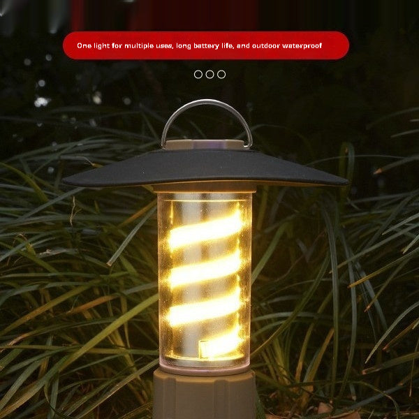 Camping Lamp Outdoor Lighting Flashlight Stall Portable Tent Light