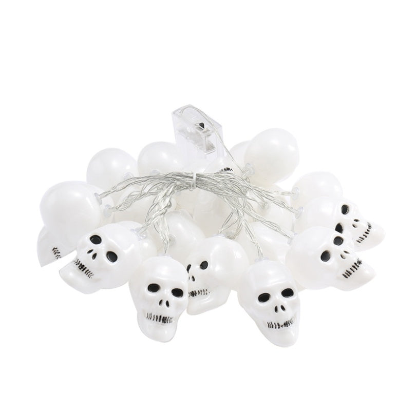 Halloween Decorations Light String Led Skeleton Lamp String Battery-powered Skull Bulb String Lights Patty Decor Light