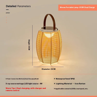 Villa Outdoor Lighting For Garden Landscape Garden Portable Lamp