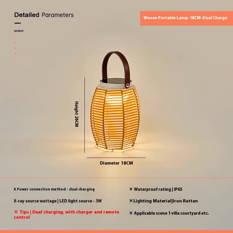 Villa Outdoor Lighting For Garden Landscape Garden Portable Lamp