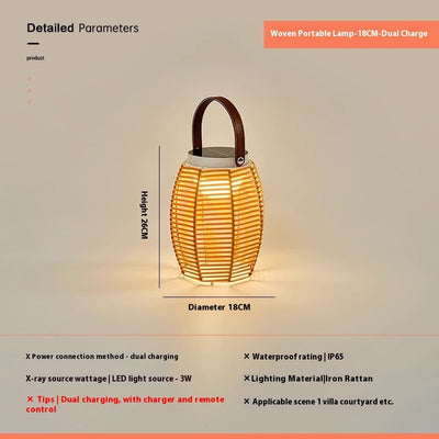 Villa Outdoor Lighting For Garden Landscape Garden Portable Lamp