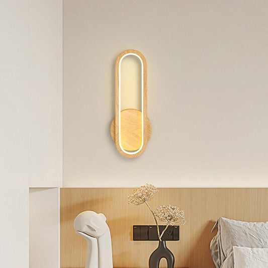Nordic LED Wooden Wall lamp
