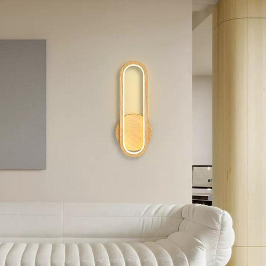 Nordic LED Wooden Wall lamp